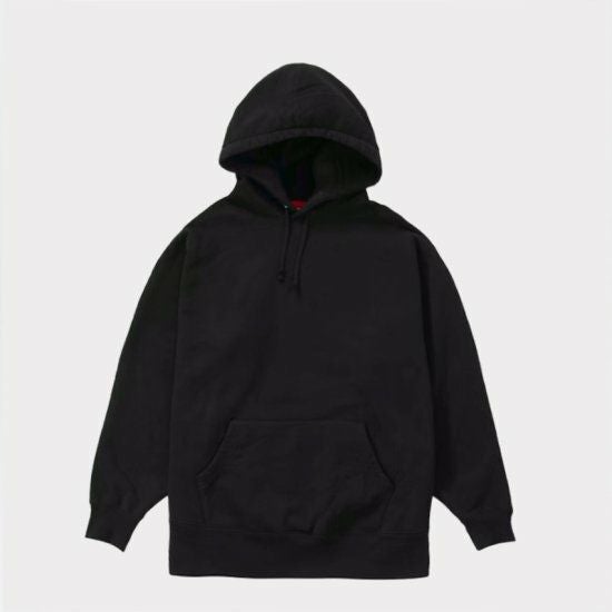Supreme サテンアップリケ　パーカー　ブラック Supreme シュプリーム 2022AW Satin Applique Hooded Sweatshirt