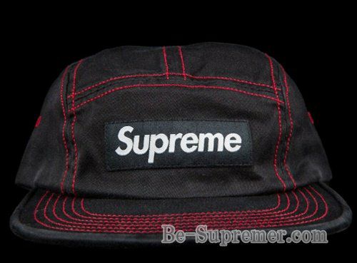 Supreme シュプリーム 18SS Contrast Stitch Camp Cap コントラスト
